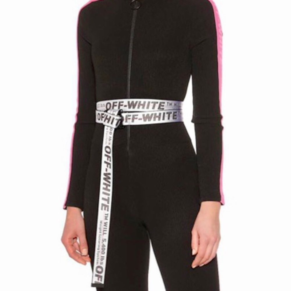 Rare Off-White Double Wrap White Belt
